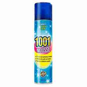 1001 Mousse Spray in a large 350ml aerosol can