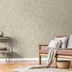 Vymura Bellagio Floral Taupe Wallpaper