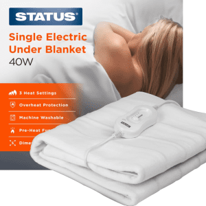 Status under thecovers sinhgle electric blanket