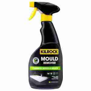 Kilrock Mould Remover Cleaner in a 500ml black spray bottle