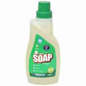Dri-Pak Pure Liquid Soap in an off-white 750ml bottle
