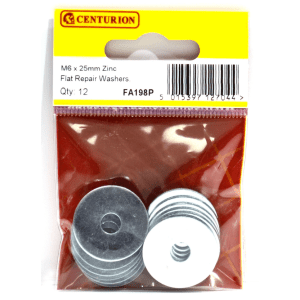 M6 x 25mm ZP Flat Repair Washers