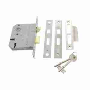 Sterling 3 Lever Sashlock 2 1/2" Nickel