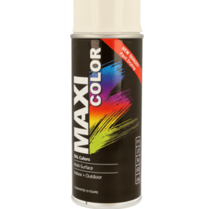 Maxicolor is a fast drying decorative spray paint for use on wood, metal and plastic. Suitable for use both indoor and outdoor.