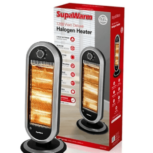 SupaWarm Halogen Heater 1200W – Efficient and Stylish Heating Solution