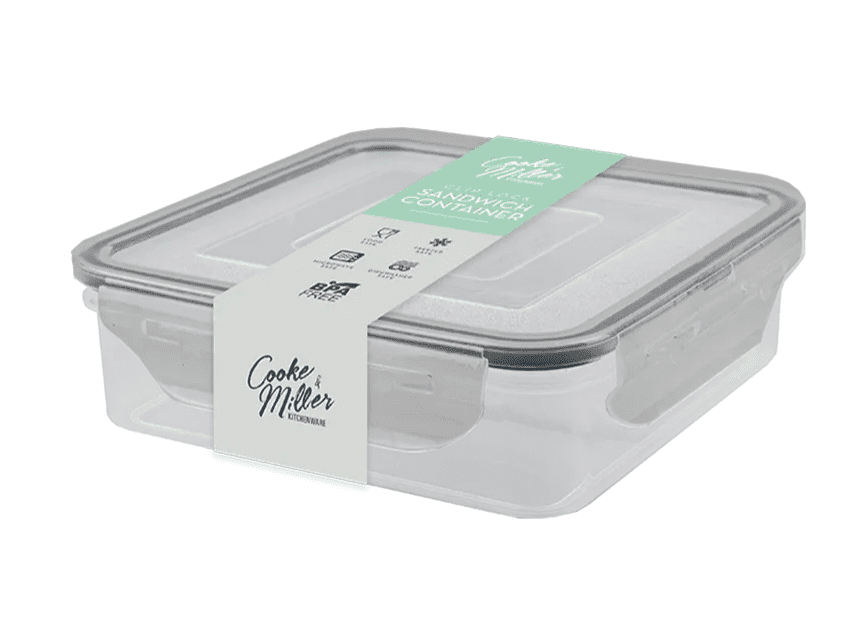 Clip & Lock Sandwich Box - Scissett DIY
