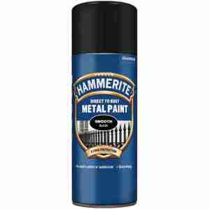 Hammerite Smooth Black – Aerosol Spray Paint 400ml