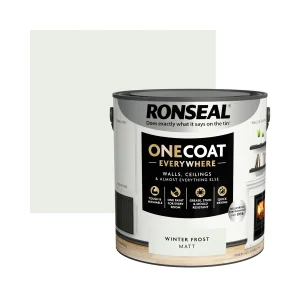 Ronseal One Coat Everywhere - Matt Paint 2.5L Winter Frost