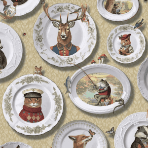 Holden Vintage Tea Party - Ochre 13940