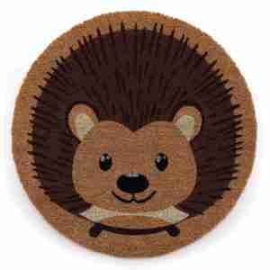 My Mat Printing Coir - Circular Hedgehog 60x60cm