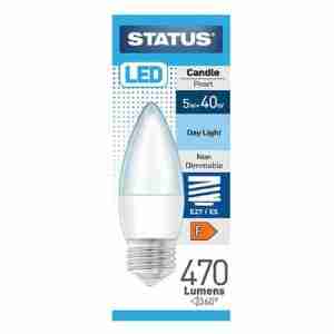 STATUS 5w = 40w Day Light E27/ES - Non Dimmable